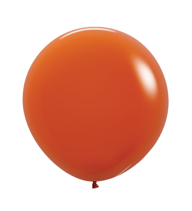 Balon 24 cale Sempertex Solid 1 szt. Sunset Orange