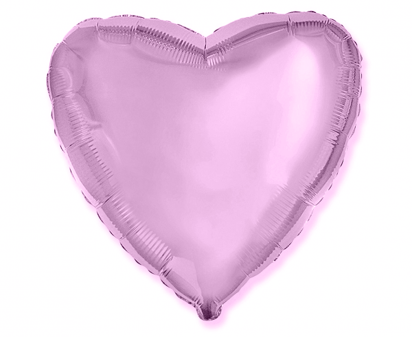 Serce jednokolorowy balon foliowy 18 cali