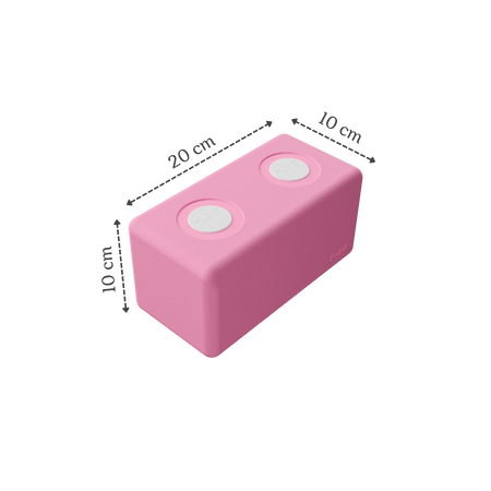 Duże klocki piankowe magnetyczne TUKI zestaw BUILDER 12 elementów