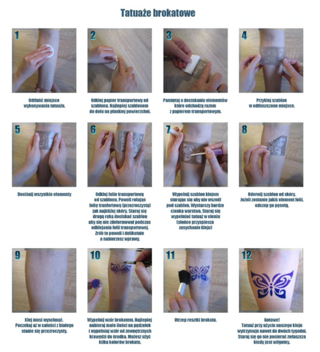 Szablony do tatuaży brokatowych zestaw startowy - Psi Patrol