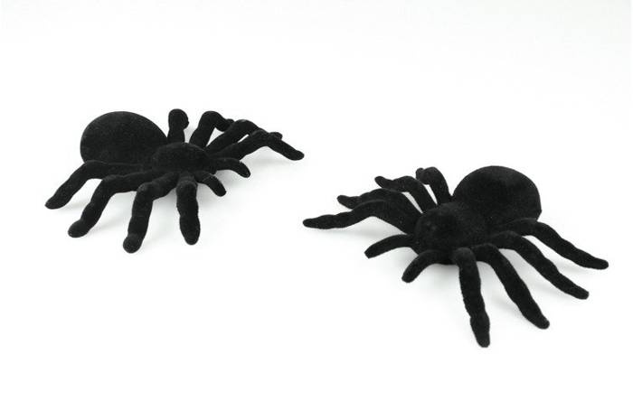 Dekoracja Pająki 10 cm 2 szt