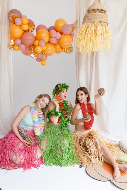 Naszyjnik hawajski, pastelowy, 1,2 m