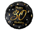 Balon foliowy Happy Birthday 30 urodziny 18"