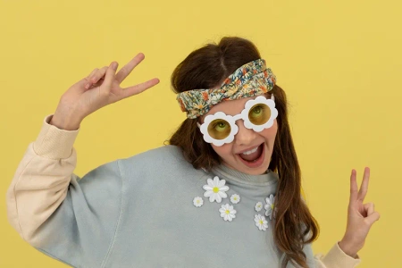 Naprasowanki na ubrania termo naszywki - białe stokrotki