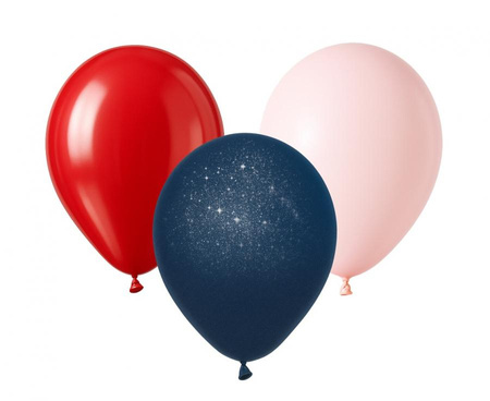 ZESTAW do balonów lateksowych brokat, nabłyszczacz i oczyszczacz Gemar