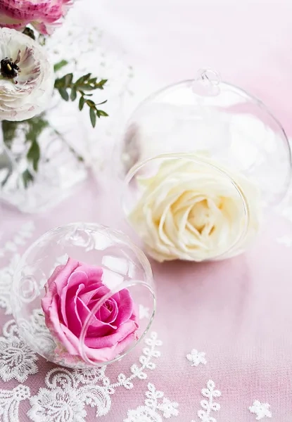 Kula szklana w otworem i wstążką, średnica 10cm 1 szt.