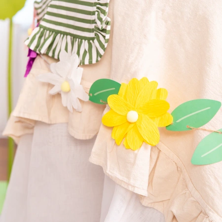 Girlanda Baner Kolorowe Kwiatki 240 cm