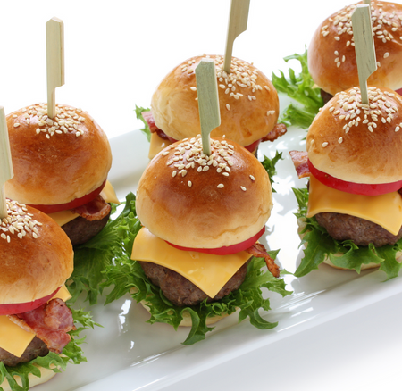 Pikery szpilki do burgerów drewniane 18 sztuk