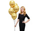 Balony platynowe złote Beauty&Charm Chrome (Shiny, Glossy) 12" 50 szt.