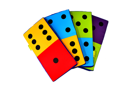 Poduszki zestaw Mega Domino 21 szt. AKSON