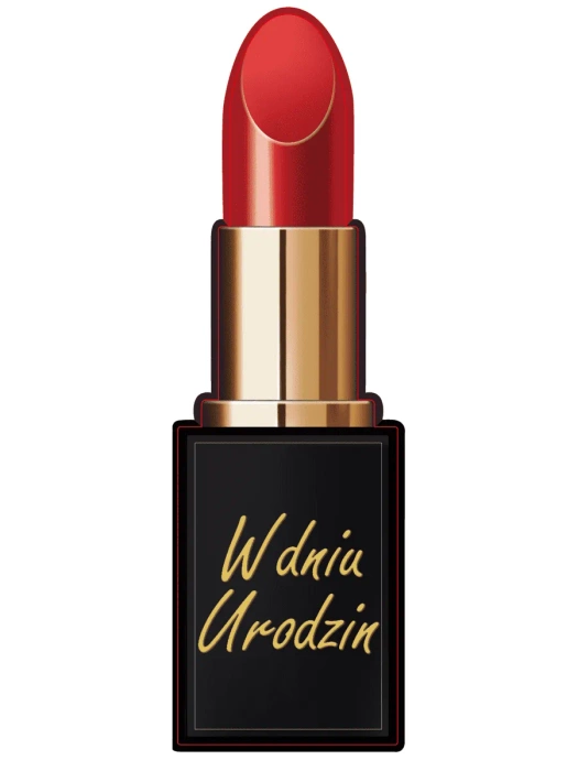 Kartka urodzinowa Szminka