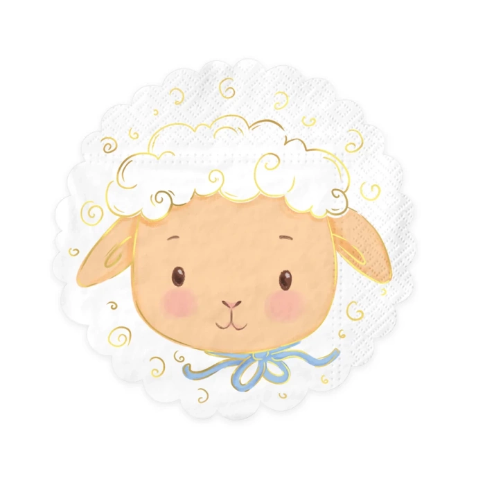 Serwetki papierowe Baranek Owieczka 10 szt.