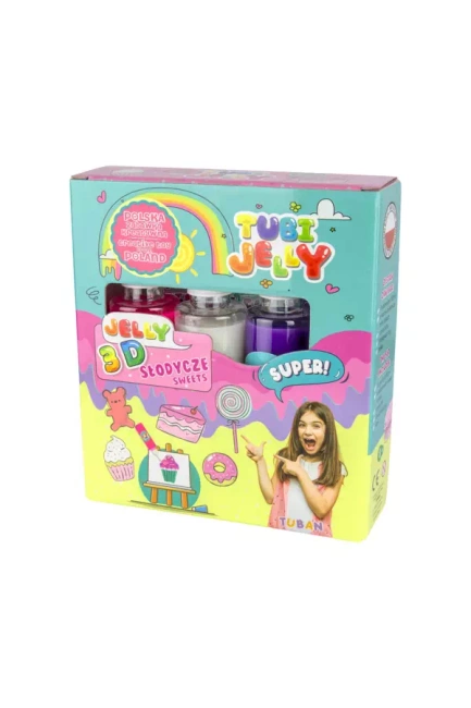 Zestaw Masa TUBI JELLY do tworzenia figurek 3 kolory