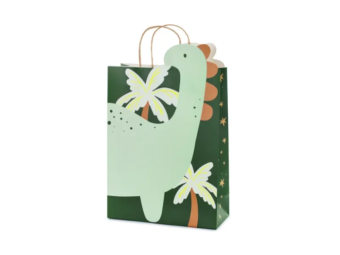 Torebka prezentowa papierowa Dinozaur 10 x 24 x 37 cm 1 szt.