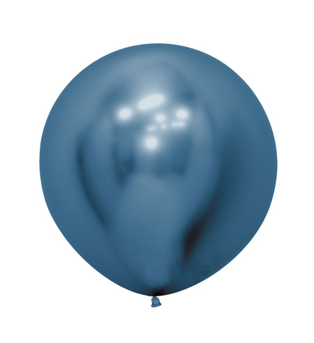 Balony Sempertex Chrome Shiny Reflex Blue 24 cale 3 szt.