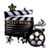Holywood klaps filmowy balon foliowy 80 cm