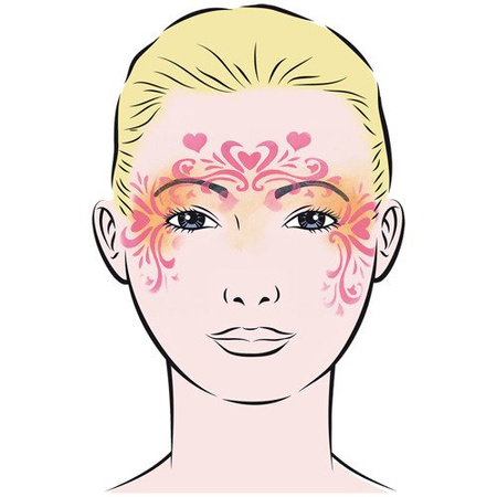 Szablon do tatuażu oczu Eulenspiegel