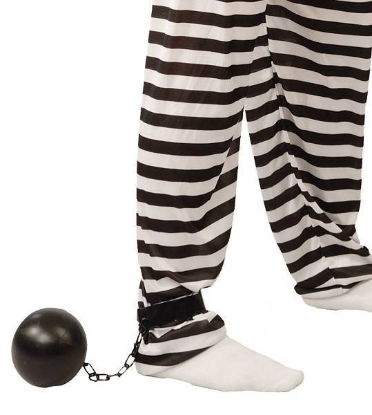 Kula do nogi Więzień rekwizyt na Halloween Guirca