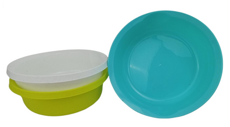 Miska pojemnik na płyn do baniek okrągła mix