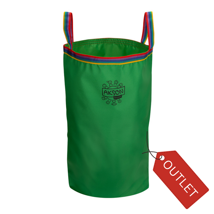 Worek do skakania 80 cm zielony ciemny - OUTLET - przybrudzony materiał od nadruku