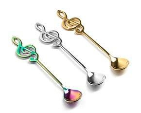 Łyżeczki muzyczne KLUCZ WIOLINOWY 3 szt.