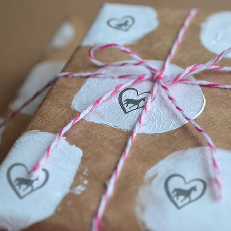 Pieczątka samotuszująca Little NIO - konie