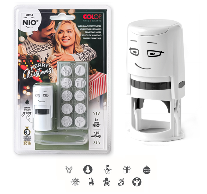 Pieczątka samotuszująca Little NIO - Święta