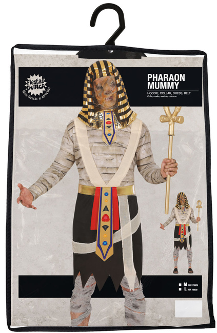 Strój męski Mumia Faraona Halloween - OUTLET - brak chustki na głowę