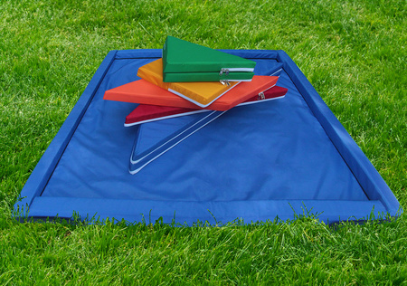 Mata animacyjna materac GIANT PUZZLE tangram 1m