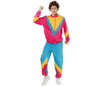 Strój męski dres DISCO lata 80'