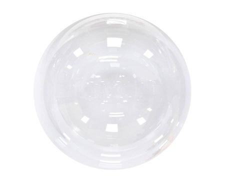 Balon kula Bubble Deco Aqua Crystal transparentny 18 cali
