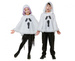 PONCHO przebranie dla dzieci duch duszek