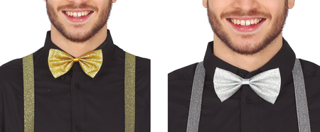 Muszka mucha brokatowa 12 cm Sylwester Karnawał