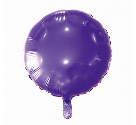Okrągły jednokolorowy balon foliowy różne kolory 18"