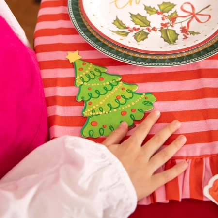 Serwetki papierowe świąteczne Choinka zielona 10 szt.