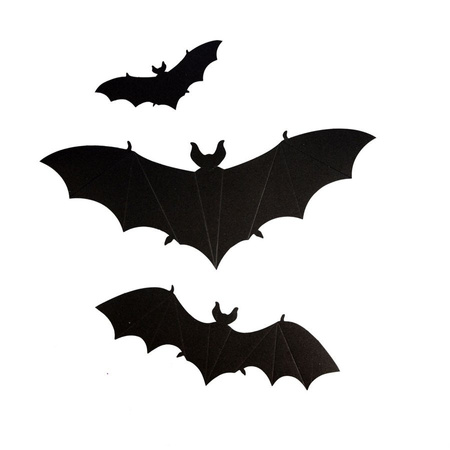 Dekoracje samoprzylepne na Halloween mix 12 szt.