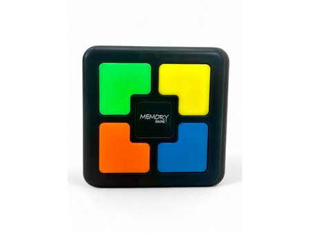 Gra Memory elektroniczna podróżna kolorowe kwadraty