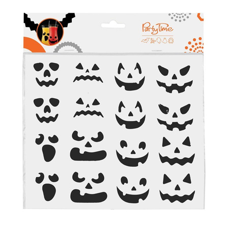 Upiorne naklejki dekoracja Halloween 16 szt.