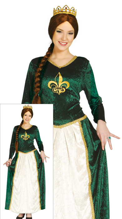 Strój damski księżniczka Fiona z bajki Shrek