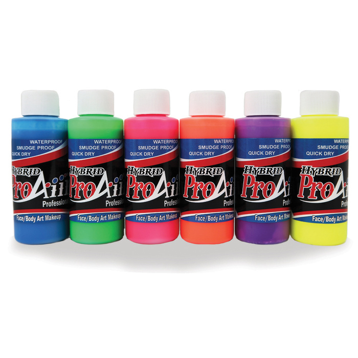 Farba ProAiir Hybrid 30 ml zestaw FLUO UV 6 szt.