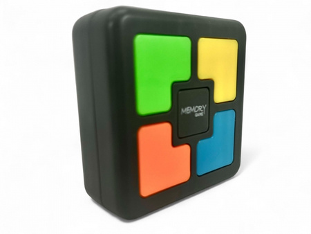 Gra Memory elektroniczna podróżna kolorowe kwadraty