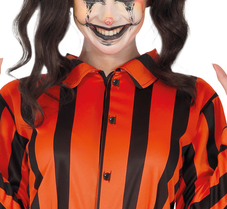 Strój damski Harley Quinn więzień Halloween