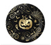 Talerzyki papierowe Dynia Pajęczyny HALLOWEEN 23 cm 6 szt.