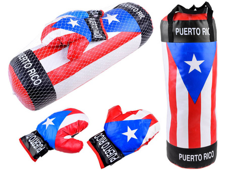 Zestaw bokserski worek i rękawice