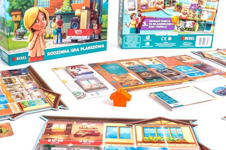 Gra planszowa familijna Domek Rebel