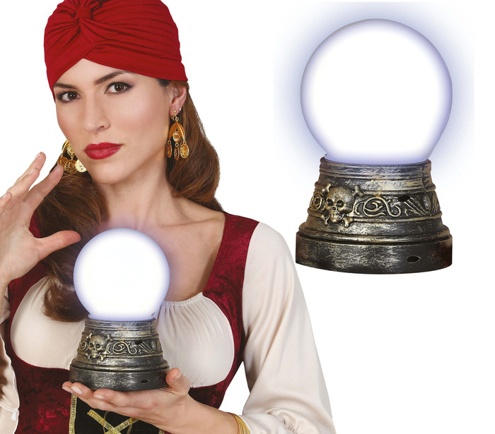 Magiczna Kula dla Wróżki karnawał Andrzejki świecąca