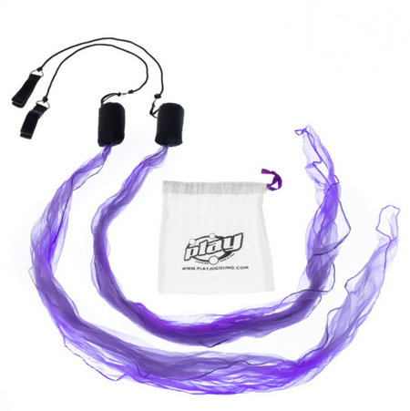 SCARF POI do żonglowania kolor FIOLETOWY