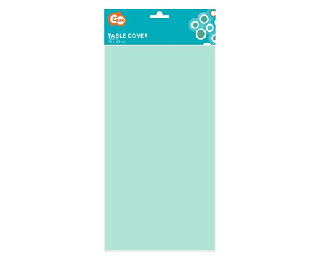 Obrus papierowy miętowy 132 x 183 cm 1 szt.