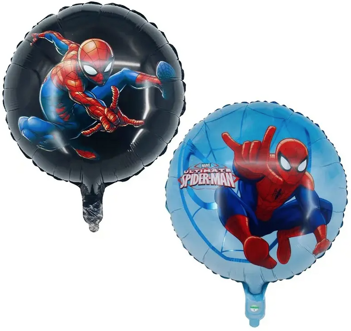 Spiderman balon foliowy dwustronny okrągły 18 cali