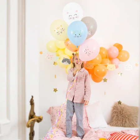 Balony gumowe Kotki 12 cali 6 szt.